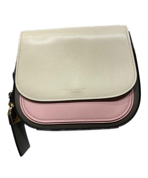 MARC JACOBS（マークジェイコブス）MARC JACOBS (マークジェイコブス) ショルダーバッグ アイボリー×ピンクの古着・服飾アイテム