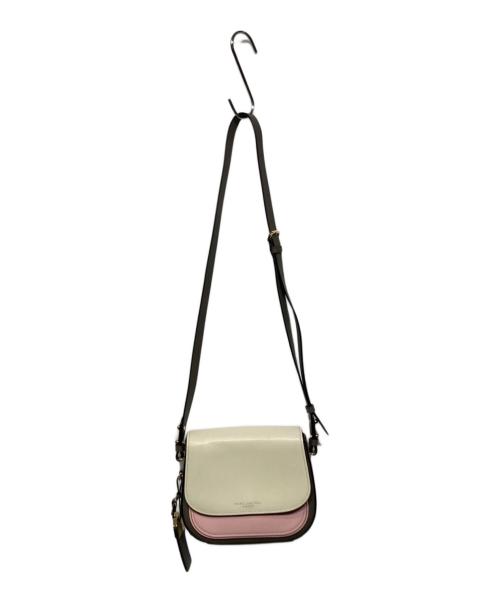 MARC JACOBS（マークジェイコブス）MARC JACOBS (マークジェイコブス) ショルダーバッグ アイボリー×ピンクの古着・服飾アイテム