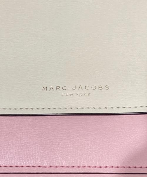 MARC JACOBS（マークジェイコブス）MARC JACOBS (マークジェイコブス) ショルダーバッグ アイボリー×ピンクの古着・服飾アイテム