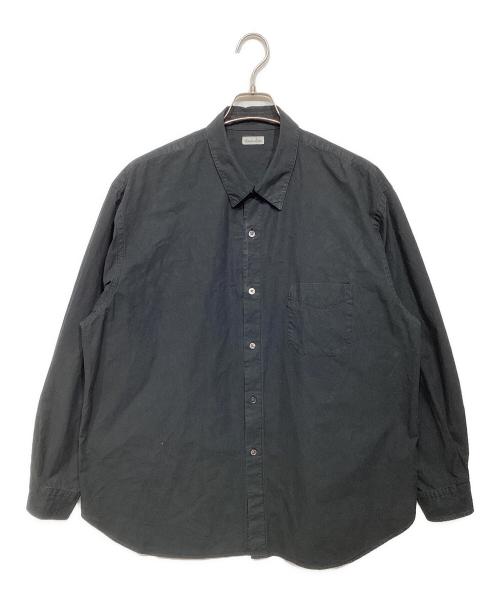 STEVEN ALAN（スティーブンアラン）STEVEN ALAN (スティーブンアラン) ガーメントダイ ポプリン レギュラーシャツ ブラック サイズ:XLの古着・服飾アイテム