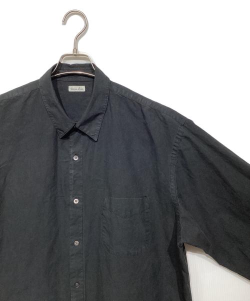 STEVEN ALAN（スティーブンアラン）STEVEN ALAN (スティーブンアラン) ガーメントダイ ポプリン レギュラーシャツ ブラック サイズ:XLの古着・服飾アイテム