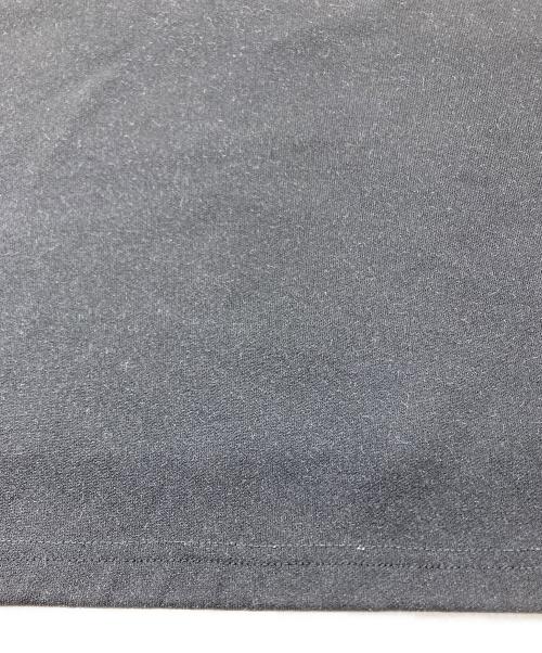 COMME des GARCONS（コムデギャルソン）COMME des GARCONS (コムデギャルソン) 製品染めショルダーフリルジャージー カットソー ブラック サイズ:不明の古着・服飾アイテム