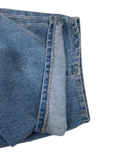 THROW（スロー）THROW (スロー) J／W CURVE TUCKED パンツ インディゴの古着・服飾アイテム