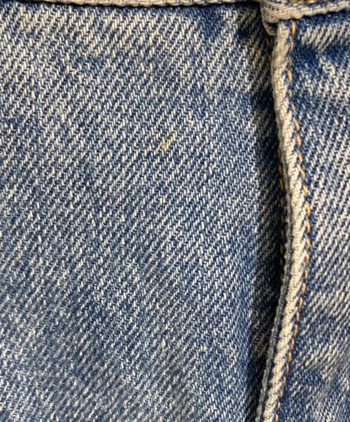 THROW（スロー）THROW (スロー) J／W CURVE TUCKED パンツ インディゴの古着・服飾アイテム