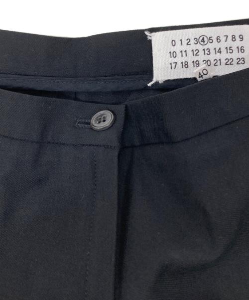 Maison Margiela（メゾンマルジェラ）Maison Margiela (メゾンマルジェラ) センタープレスパンツ ブラック サイズ:40の古着・服飾アイテム