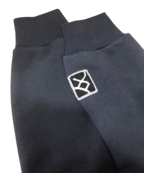 The Ennnoy Professional（ザ エンノイ プロフェッショナル）The Ennnoy Professional (ザ エンノイ プロフェッショナル) 週刊文集ロゴ刺繍スウェット ブラック サイズ:XLの古着・服飾アイテム