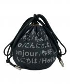 sacaiサカイ）の古着「Helloショルダーバッグ」｜ブラック