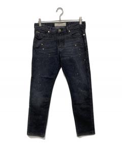 中古・古着通販】BALMAIN (バルマン) 蛇腹バイカー デニムパンツ