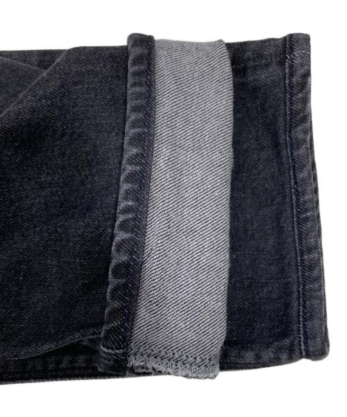 EMPORIO ARMANI（エンポリオ アルマーニ）EMPORIO ARMANI (エンポリオ アルマーニ) ペイント加工デニムパンツ ブラック サイズ:32の古着・服飾アイテム