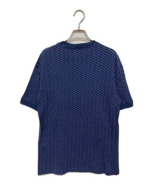 GIORGIO ARMANI（ジョルジョアルマーニ）GIORGIO ARMANI (ジョルジョアルマーニ) 半袖ニット ネイビー サイズ:48の古着・服飾アイテム