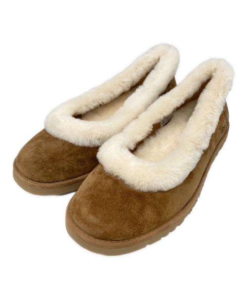 UGG（アグ）UGG (アグ) Zora Ballet Flat ベージュ サイズ:24の古着・服飾アイテム