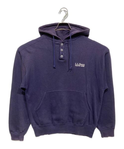 L.L.Bean（エルエルビーン）L.L.Bean (エルエルビーン) ロゴ刺繍ヘンリーネックパーカー ネイビー サイズ:Mの古着・服飾アイテム