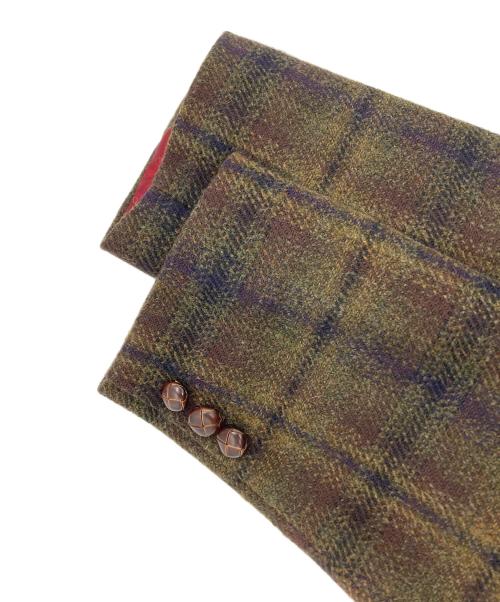 L.L.Bean（エルエルビーン）L.L.Bean (エルエルビーン) ツイードテーラードジャケット グリーン サイズ:12の古着・服飾アイテム