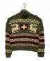 POLO RALPH LAUREN（ポロ・ラルフローレン）の古着「鹿柄ノルディックハンドニット」｜グリーン