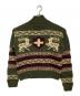 POLO RALPH LAUREN (ポロ・ラルフローレン) 鹿柄ノルディックハンドニット グリーン サイズ:XL：8000円