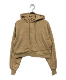 NKNIT（ンニット）の古着「クロップドパーカー」｜ベージュ