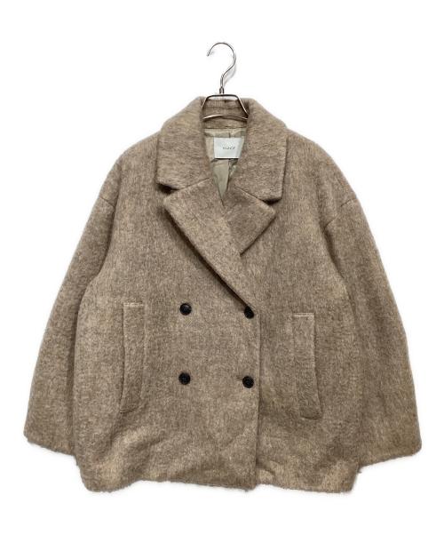MANOF（マノフ）MANOF (マノフ) SHAGGY COCOON COAT（シャギー コクーン コート） ベージュ サイズ: Sの古着・服飾アイテム