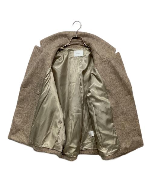 MANOF（マノフ）MANOF (マノフ) SHAGGY COCOON COAT（シャギー コクーン コート） ベージュ サイズ: Sの古着・服飾アイテム