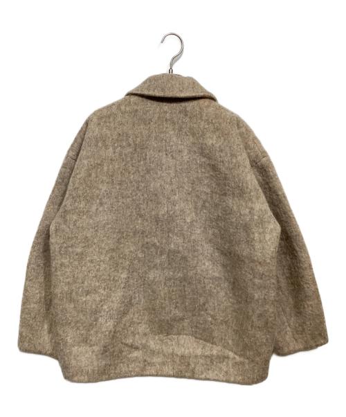 MANOF（マノフ）MANOF (マノフ) SHAGGY COCOON COAT（シャギー コクーン コート） ベージュ サイズ: Sの古着・服飾アイテム