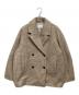 MANOF（マノフ）の古着「SHAGGY COCOON COAT（シャギー コクーン コート）」｜ベージュ