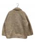 MANOF (マノフ) SHAGGY COCOON COAT（シャギー コクーン コート） ベージュ サイズ: S：13000円