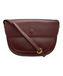 Cartier（カルティエ）の古着「ショルダーバッグ」｜ボルドー