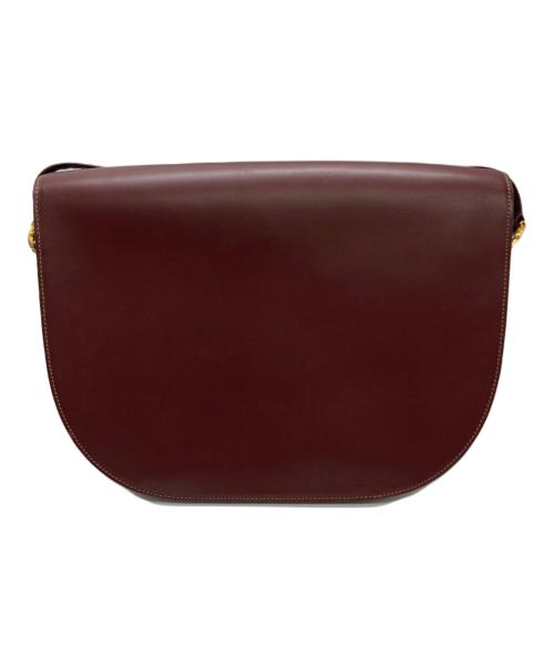 Cartier（カルティエ）Cartier (カルティエ) ショルダーバッグ ボルドーの古着・服飾アイテム