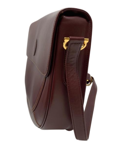 Cartier（カルティエ）Cartier (カルティエ) ショルダーバッグ ボルドーの古着・服飾アイテム