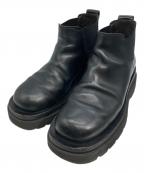 BOTTEGA VENETAボッテガベネタ）の古着「ラグ チェルシーアンクルブーツ」｜ブラック