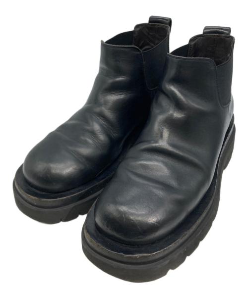 BOTTEGA VENETA（ボッテガベネタ）BOTTEGA VENETA (ボッテガベネタ) ラグ チェルシーアンクルブーツ ブラック サイズ:37の古着・服飾アイテム