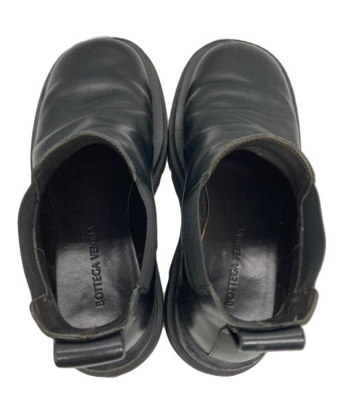 BOTTEGA VENETA（ボッテガベネタ）BOTTEGA VENETA (ボッテガベネタ) ラグ チェルシーアンクルブーツ ブラック サイズ:37の古着・服飾アイテム