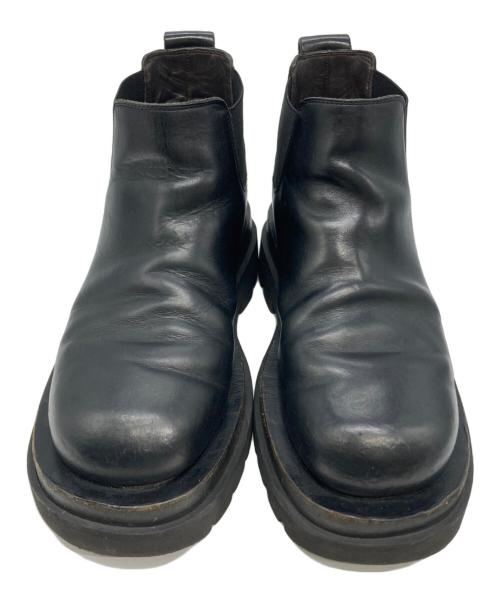BOTTEGA VENETA（ボッテガベネタ）BOTTEGA VENETA (ボッテガベネタ) ラグ チェルシーアンクルブーツ ブラック サイズ:37の古着・服飾アイテム