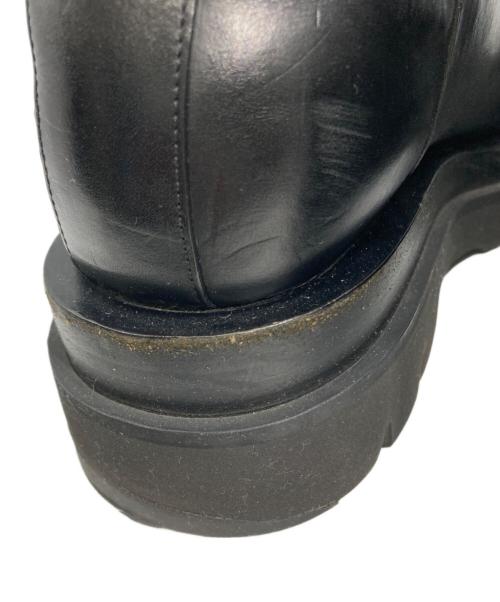 BOTTEGA VENETA（ボッテガベネタ）BOTTEGA VENETA (ボッテガベネタ) ラグ チェルシーアンクルブーツ ブラック サイズ:37の古着・服飾アイテム