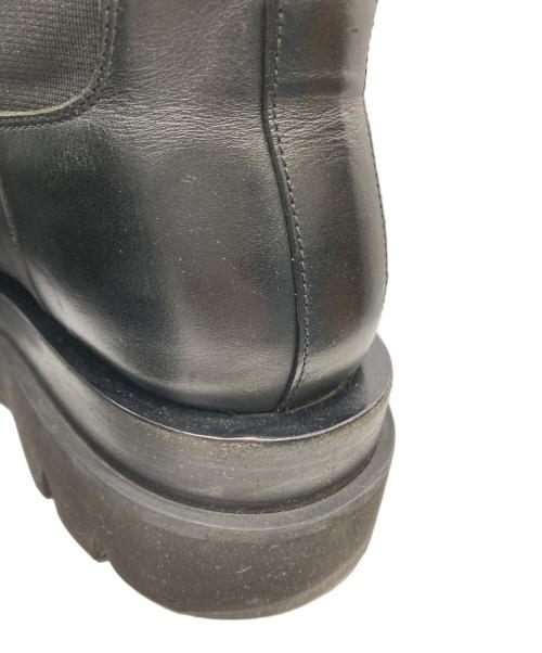 BOTTEGA VENETA（ボッテガベネタ）BOTTEGA VENETA (ボッテガベネタ) ラグ チェルシーアンクルブーツ ブラック サイズ:37の古着・服飾アイテム