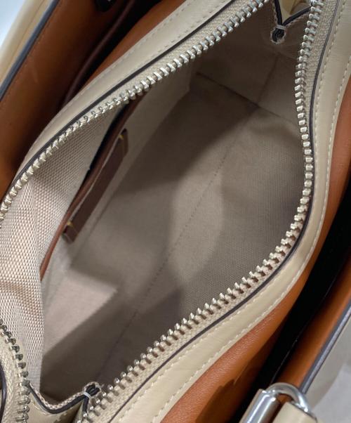 COACH（コーチ）COACH (コーチ) ローグ 25・ツイード バッグ ベージュの古着・服飾アイテム