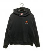 KENZOケンゾー）の古着「BOKE FLOWER CREST CLASSIC HOODY」｜ブラック
