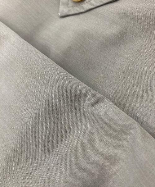 Burberry's（バーバリーズ）Burberry's (バーバリーズ) 比翼コート グレー サイズ:Mの古着・服飾アイテム