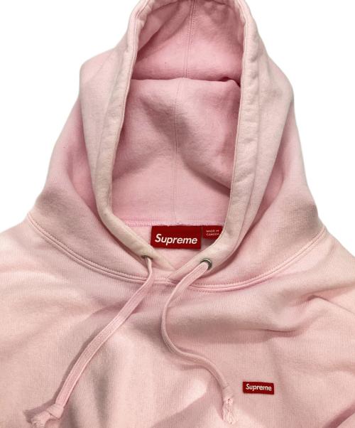 SUPREME（シュプリーム）SUPREME (シュプリーム) Small Box Hooded Sweatshirt ピンク サイズ:Lの古着・服飾アイテム