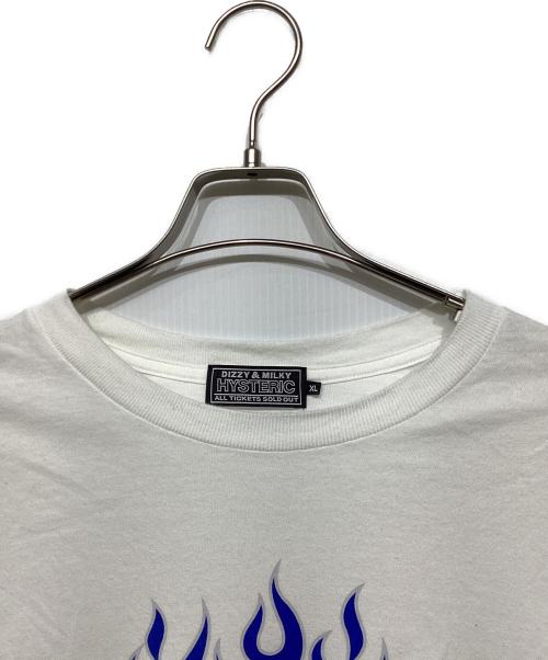Hysteric Glamour（ヒステリックグラマー）Hysteric Glamour (ヒステリックグラマー) MOTOR CITY BABY Tシャツ JY2016 ホワイト サイズ:XLの古着・服飾アイテム