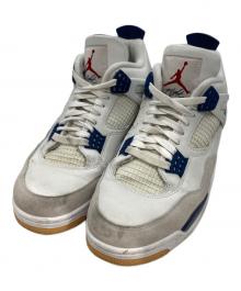 NIKE（ナイキ）の古着「Air Jordan 4 Retro SP "Summit White/Navy"」｜ホワイト×ネイビー