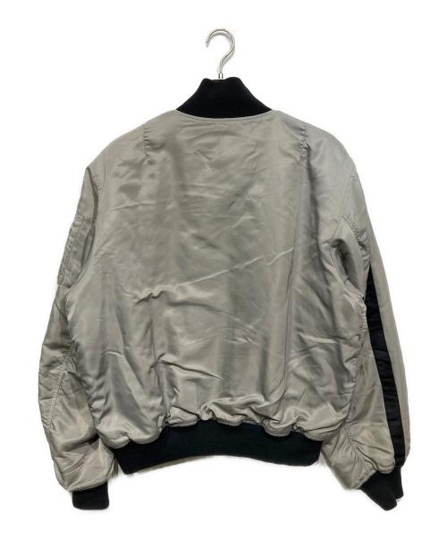 POLO JEANS（ポロジーンズ）POLO JEANS (ポロジーンズ) MA-1ジャケット グレー サイズ:Lの古着・服飾アイテム