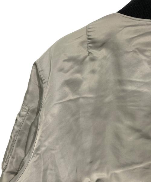 POLO JEANS（ポロジーンズ）POLO JEANS (ポロジーンズ) MA-1ジャケット グレー サイズ:Lの古着・服飾アイテム