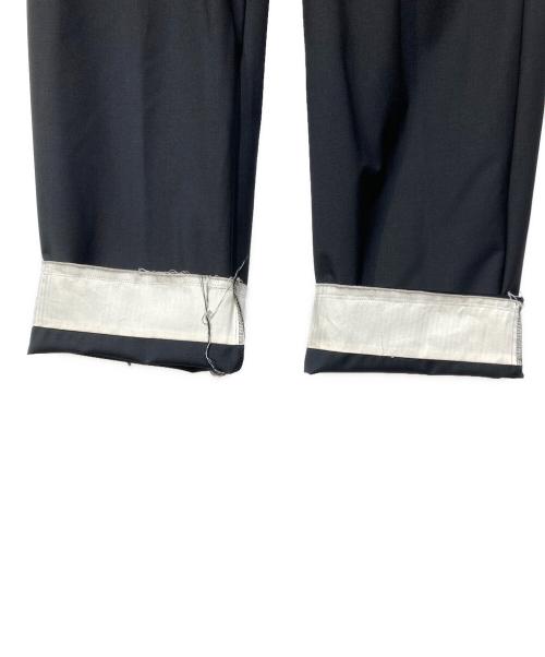 SIMPLYCOMPLICIATED（シンプリーコンプリケイテッド）SIMPLYCOMPLICIATED (シンプリーコンプリケイテッド) marbelt trousers SCPT-TWTC ブラック サイズ:3の古着・服飾アイテム
