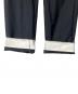 中古・古着 SIMPLYCOMPLICIATED (シンプリーコンプリケイテッド) marbelt trousers SCPT-TWTC ブラック サイズ:3：18000円