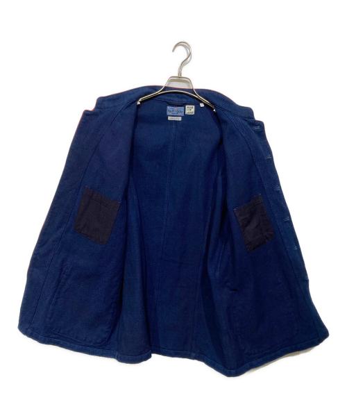 BLUE BLUE（ブルーブルー）BLUE BLUE (ブルーブルー) 刺し子 カバーオール　700077-208 インディゴ サイズ:4の古着・服飾アイテム