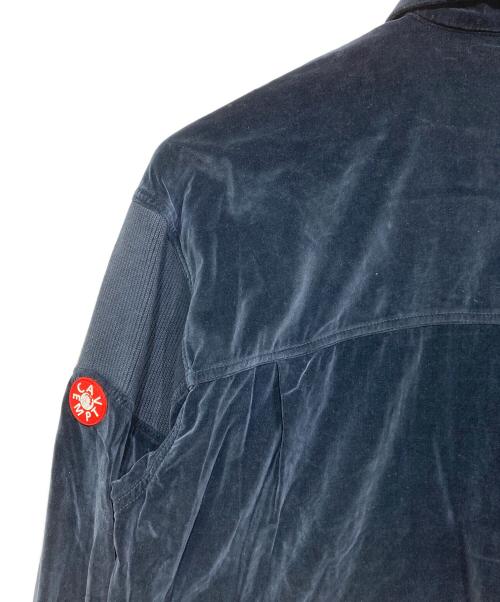 C.E（シーイー）C.E (シーイー) ベロアハーフジップシャツ ネイビー サイズ:XLの古着・服飾アイテム
