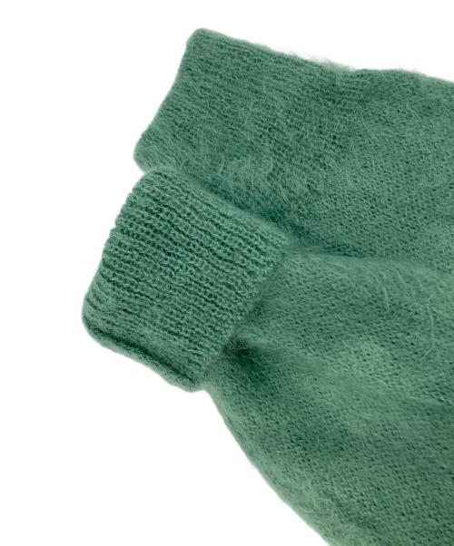 AURALEE（オーラリー）AURALEE (オーラリー) BRUSHED SUPER KID MOHAIR KNIT P O PARKA グリーン サイズ:4の古着・服飾アイテム