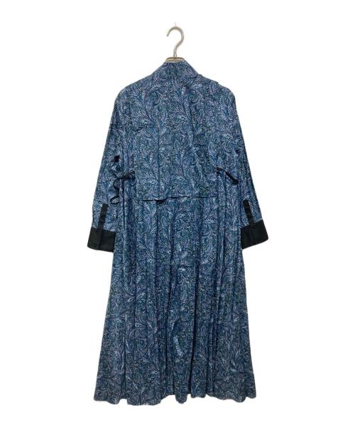ADIEU TRISTESSE（アデュートリステス）ADIEU TRISTESSE (アデュートリステス) リバティプリントワンピース ブルー サイズ:不明 未使用品の古着・服飾アイテム