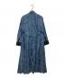 ADIEU TRISTESSE (アデュートリステス) リバティプリントワンピース ブルー サイズ:不明 未使用品：12000円