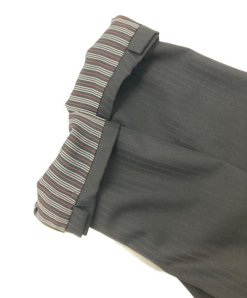 BURBERRY BLACK LABEL（バーバリーブラックレーベル）BURBERRY BLACK LABEL (バーバリーブラックレーベル) 3ピースストライプセットアップ ブラック サイズ:40の古着・服飾アイテム